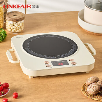 Lingfeng (linkfair) electric ceramic stove set household wok high-power cooking hot pot special kitchen gift set electric ceramic stove + 316l wok