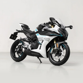 Gisaev second-hand dongfeng 450sr double-cylinder water-cooled cfmoto imitation racing car can be licensed sports car road race street car white single rocker arm-s version