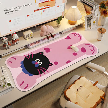 Fantasy pattern large computer desk mat anti-fouling chemical fiber material office keyboard pad k huahua doge 12 80x140 (super anti-fouling, water-absorbing and quick-drying)