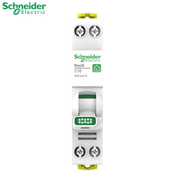 Schneider air switch r9 series miniature circuit breaker idpna 1p+n 16a small household circuit breaker