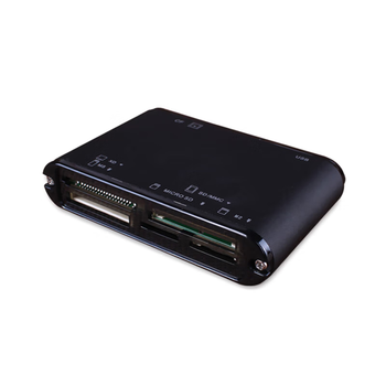 Budi scrm025 robot mobile phone tf camera sd cf xd memory card high speed multi-function card reader black usb2.0
