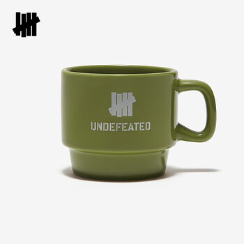 Undefeated five-striped official new winter product stackable mug olive green f