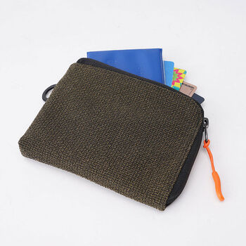 Doomgear montenegro seven-character zipper wallet multi-function card holder all-in-one men's functional wallet coin coin purse montenegro, kevlar version