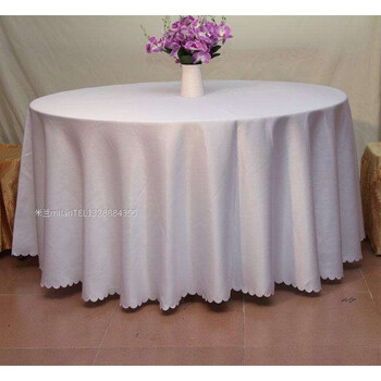 Yusenyi thickened dark green conference tablecloth hotel tablecloth rectangular plain cloth solid color red white blue table skirt white round 3 meters
