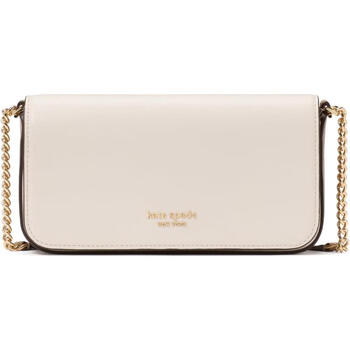Kate spade women's wallet, scratch-resistant and wear-resistant, daily carry, lightweight, multifunctional storage, black saffiano leather, colorblocked times taupe one size