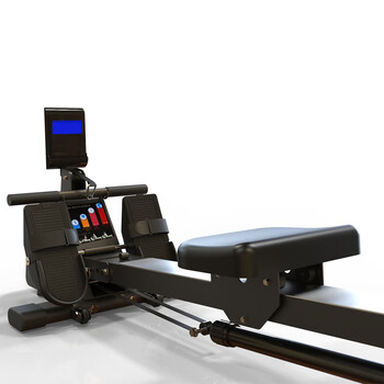 Chishang boat drawing machine household foldable boat drawing machine sports training device indoor aerobic small fitness equipment v339 folding model knight black