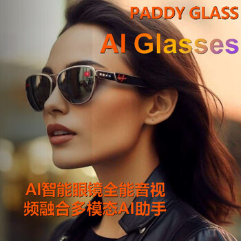 Paddy glass ai smart glasses benchmark meta smart glasses thin and fashionable 12 million cameras can be equipped with myopia lenses export-quality calls, listening to music, photos and videos translation ai smart ai glasses experience model