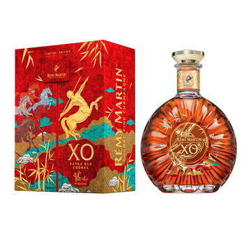 Rémy martin xo premium champagne cognac, horse first, year of the horse new year gift box 700ml