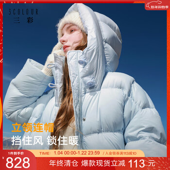 Sancai 2025 new winter hooded goose down jacket waterproof easy care down jacket m
