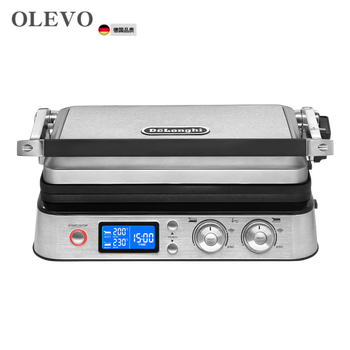 Oeing german imported quality fat emperor small silver frying oven pot barbecue plate household steak frying machine multi-function silver