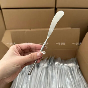 Jianyimao yinuo kitchen 304 stainless steel butter knife jam spatula cheese butter knife butter knife toast peanut butter spread 304 butter knife 15cm