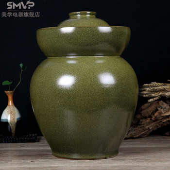 Smvp korean jingdezhen exquisite luxury craft ceramic environmentally friendly kimchi jar pickled vegetables and meat jars lead-free sealed antique tea powder 50 pounds kimchi jar