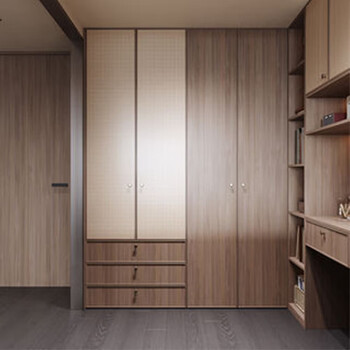 Oupli whole house customization song's aesthetic style wardrobe bedroom cloakroom swing door wardrobe customization package prepayment please consult customer service first for bidding