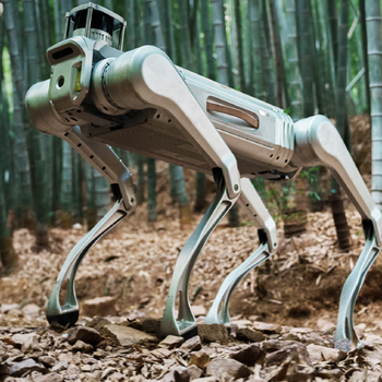 Magic atom magicdog y1 industrial inspection robot multi-sensor fusion factory fire inspection hazard monitoring data collection accuracy obstacle avoidance quadruped robot mine tunnel inspection hazardous environment exploration intelligent bionic robot dog