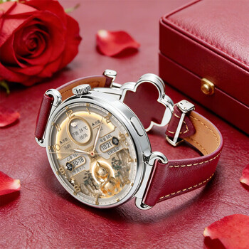 Huawei valentine's day gift watch gt6 women's smart emotional health assistance ovarian function assessment heart rate health monitoring birthday gift for girlfriend and wife 41mm streamer purple + new year's red four-leaf clover magnetic strap