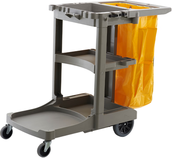 Trust gandermai cleaning cart vinyl zipper bag linen cart bag hotel linen bag bright yellow no zipper no pouch