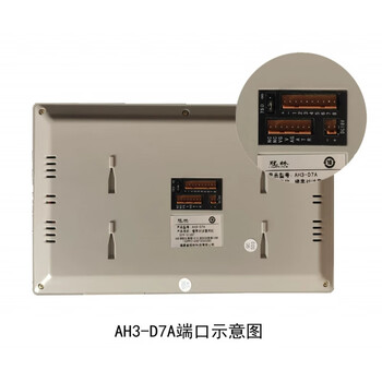 Guanlin visual building intercom indoor extension ah3-d7a access control ah1-d7 compatible with f3/d4a/e1bac/e4 ah3-d7a