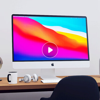 Apple apple 21527-inch imac design editing game home desktop all-in-one computer i7 front desk high-end design 27-inch 5k high configuration r12-i5-16g-120