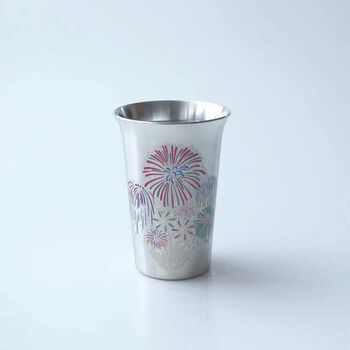 Takagi pottery sake cup tin copper sake cup cold feeling fireworks color changing cup beer mug cold feeling four seasons cup birthday cold feeling fireworks single no. 1 ready in stock