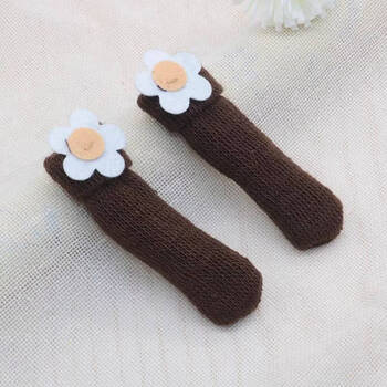 Fantasy double-layer cat claw table and chair leg covers, handle gloves, stool covers, wear-resistant floor covers, 4 pieces, flanged coffee, see category details (single price)