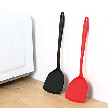 Tuojin imported quality silicone spatula from germany, household non-stick special spatula, food grade high temperature resistant frying pan, wok frying, black silicone spatula