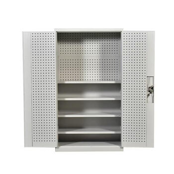 Myers my-lmgjg-05 door lock tool cabinet with mesh 1000 500 1800mm gray white bare plate 1mm 1 set