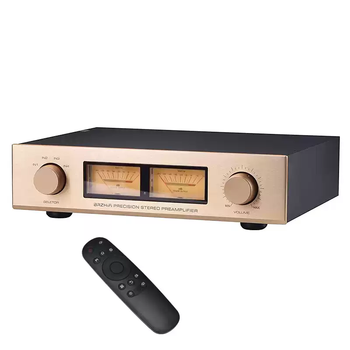 Refer to jinsangzi c-245 line fully balanced remote control preamplifier hifi fever-grade preamplifier c245 yellow meter front page