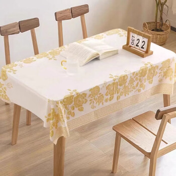 Fantasy tablecloth rectangular round table restaurant restaurant food stall tablecloth stone cloth peony 1x1 meter 600 sheets boxed