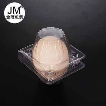 He jiagong 1 medium thickened egg tray box packaging box egg transparent box independent plastic box factory direct sale 1 piece 5400 pieces containing 50-58 grams of eggs