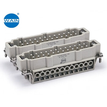 24-core screw connection-024-(25-48) heavy-duty connector aviation plug weien model full range-024-/(25-48) he-024-m(25-48)