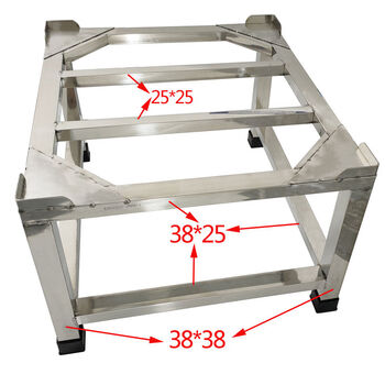 Others stainless steel washing machine base bracket refrigerator storage rack heightened table drum air conditioner freezer tripod heightened shelf 61*51*30cm pipe wall full thickness 0 points 91