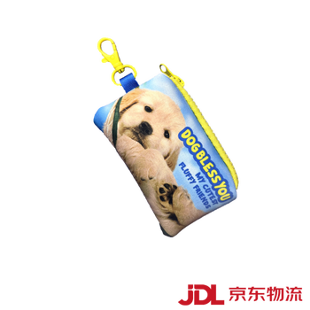 Rubbie original dog wallet small storage bag card holder headphone bag with hook diving cloth waterproof puppy storage bag_wallet