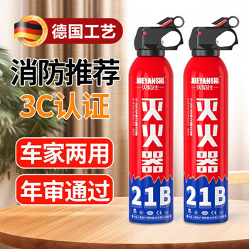 Ldvep german brand car water-based fire extinguisher new car household private car high temperature explosion-proof 3c certification 620ml water-based 13b fire extinguisher