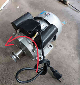 Ji litian two-phase motor 220v farmhouse motor corn thresher crusher grass cutter grass sieve sweet potato machine motor factory store 0.48 kilowatt reverse 2800 transfer belt