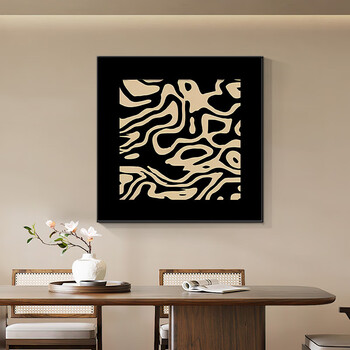 Fantasy french retro living room decoration painting, antique style sofa background wall mural, song dynasty aesthetic hanging painting, art restaurant painting, aluminum alloy frame 80x80cm gold/aluminum alloy frame/matte waterproof cloth film