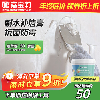 Carbaoli wall repair paste anti-mildew and antibacterial wall repair paste white wall decontamination repair putty powder paste wall peeling waterproof 3kg