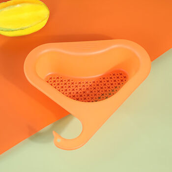 Wing fantasy sink drain basket push-type hanging basket kitchen filter storage rack faucet swan plastic drain basket random 1 small size