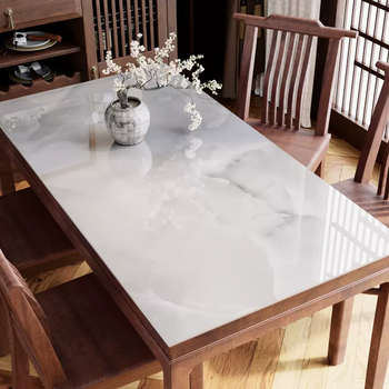 Yusenyi waterproof marble table mat imitation cloth oil-proof tablecloth yan dong home art b4036 marble pattern 70x70cm