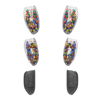 Skull & co.switch2 protective case, cube limited edition, can be inserted into the base, comes with three ergonomic grips to improve the hand feel, and can be held for a long time without getting tired skullnco cube limited edition grip