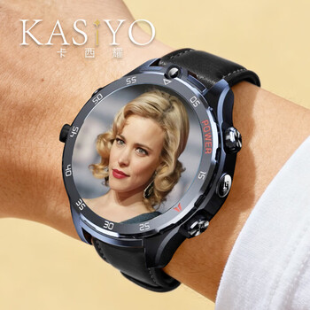 Casilla smart watch with plug-in card for adults, dedicated audio and video watch, autofocus camera, hd camera recorder, multifunctional sports watch, men's gift, 2026 watch upgraded version promax black steel belt