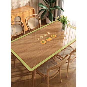 Fantasy cartoon pvc transparent table mat tablecloth no-wash waterproof, oil-proof and anti-scalding high-end coffee table mat desktop protection mat