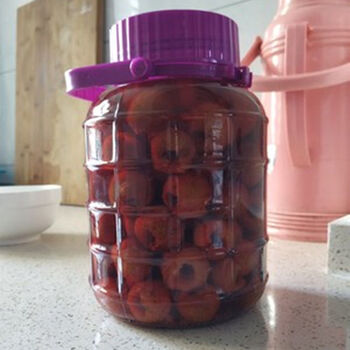 Tuojin pickled egg container, glass jar, salted egg jar, pickled duck egg container, pickled salted egg jar, large mouth, water capacity 10 catties