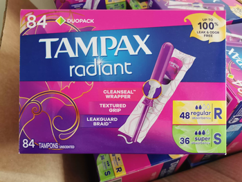 Tampax (tampax) spot american tampax tampons tampax plastic long catheter tampons tampon swab mixed pack 84 pieces - 42r medium size 42s large size double antibacterial others