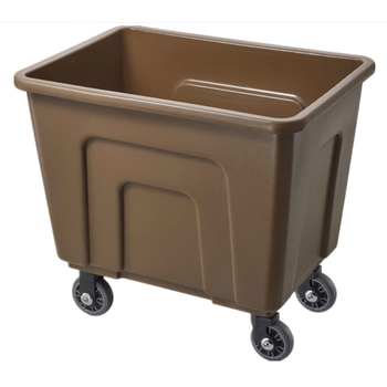 S plastic linen cart hotel laundry cleaning trolley stainless steel dirty towel storage wheels c-40s brown 950*690*857