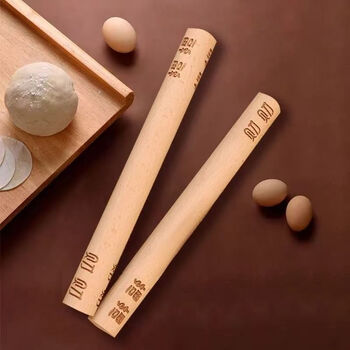 Fantasy solid wood new round dumpling wrapper artifact pressing dumpling wrapper artifact 1 rolling pin
