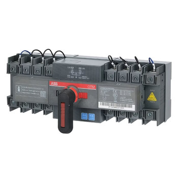 Abb dual power switch series compact series automatic transfer switch otm125f4c20d380c
