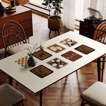 Yusenyi no-wash table mat, high-end, waterproof, oil-proof, anti-scalding, no-care tablecloth, coffee table and countertop mat, huawu, add to favorites, get priority delivery, 90x120, take a casual home blockbuster