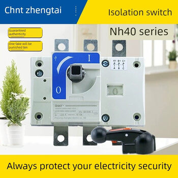 Chint isolation switch nh40-63/100/125/160/200/250/400/4 transfer switch 3p4p32 nh40-63/3