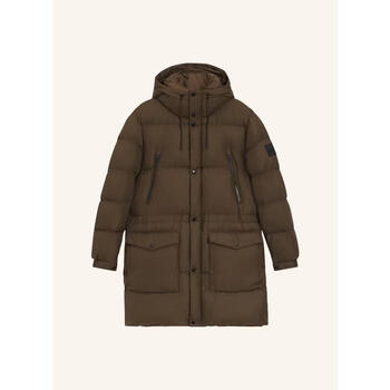 Boss men's down warm windproof thickened hooded winter outdoor jacket casual green one size |56