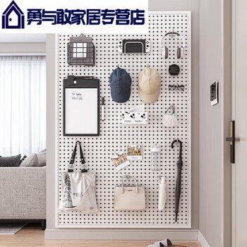 Round hole hole board wall rack shelf stainless steel display storage jewelry hardware tools hanging board wall has sold a total of 300,000+, post the picture and get another 10 after-sales service